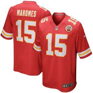 PATRICK MAHOMES 15 - KANSAS CITY CHIEFS RED STITCHED FOOTBALL YOUTH JERSEY